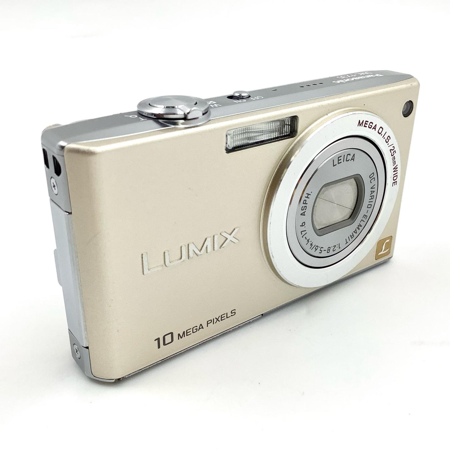 【全額返金保証】【最速発送】Panasonic コンパクトデジタルカメラ LUMIX DMC-FX35 [ゴールド] 動作確認済