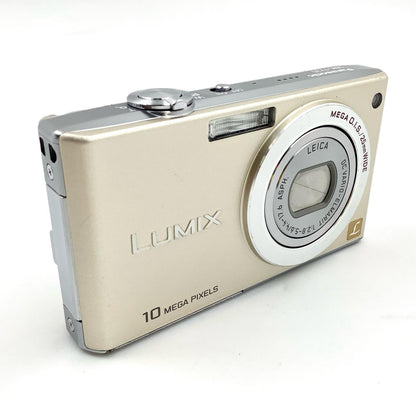 【全額返金保証】【最速発送】Panasonic コンパクトデジタルカメラ LUMIX DMC-FX35 [ゴールド] 動作確認済
