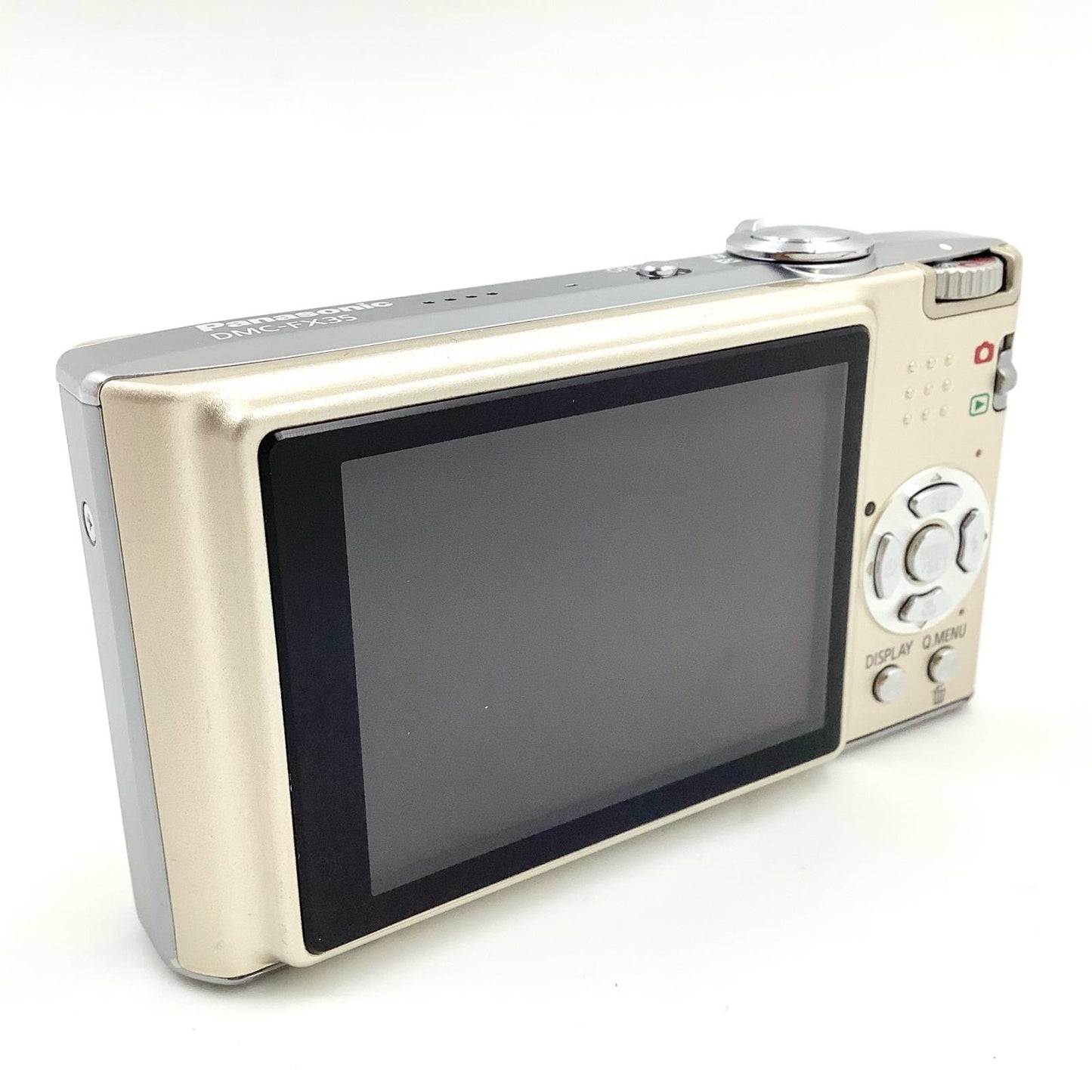 【全額返金保証】【最速発送】Panasonic コンパクトデジタルカメラ LUMIX DMC-FX35 [ゴールド] 動作確認済