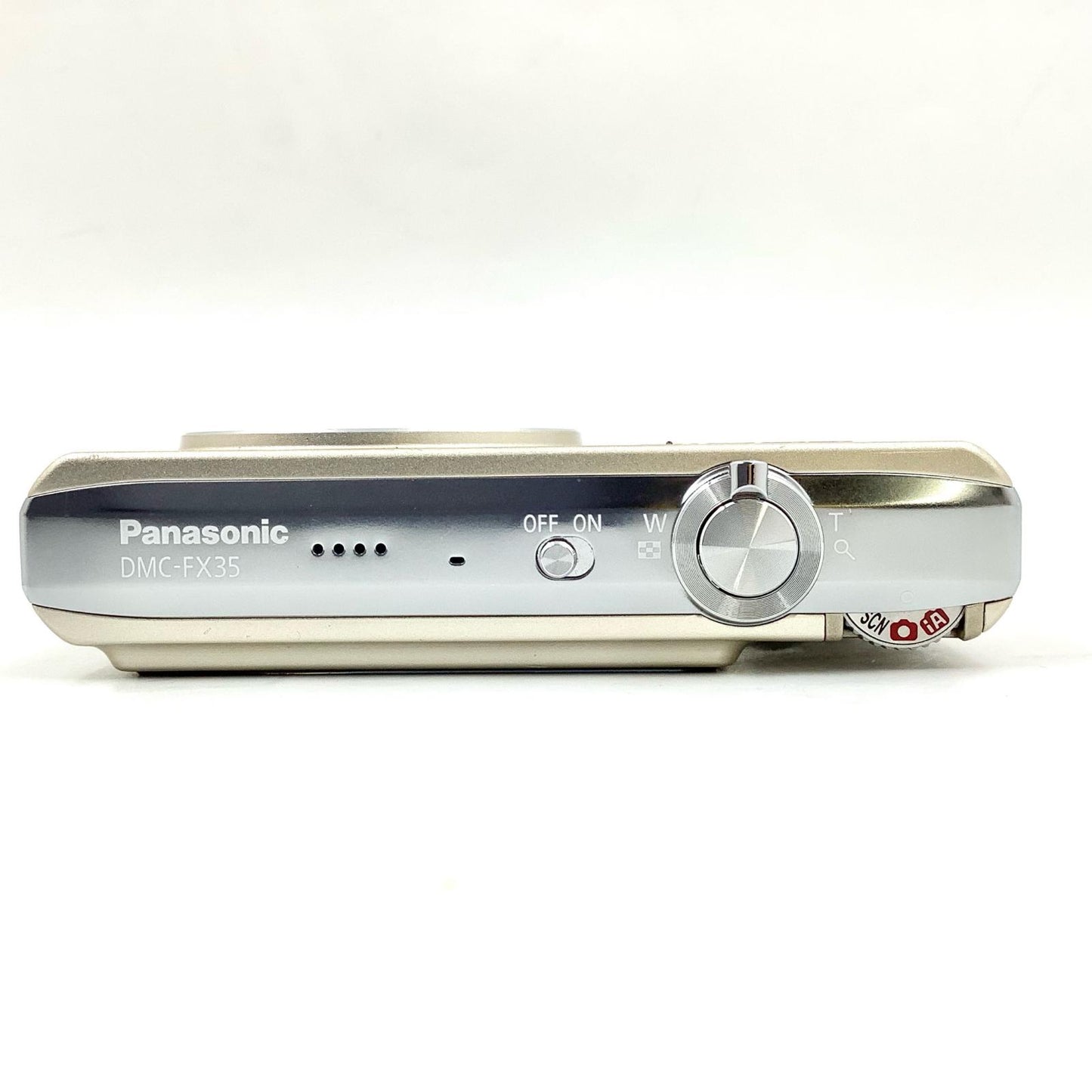 【全額返金保証】【最速発送】Panasonic コンパクトデジタルカメラ LUMIX DMC-FX35 [ゴールド] 動作確認済