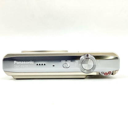 【全額返金保証】【最速発送】Panasonic コンパクトデジタルカメラ LUMIX DMC-FX35 [ゴールド] 動作確認済