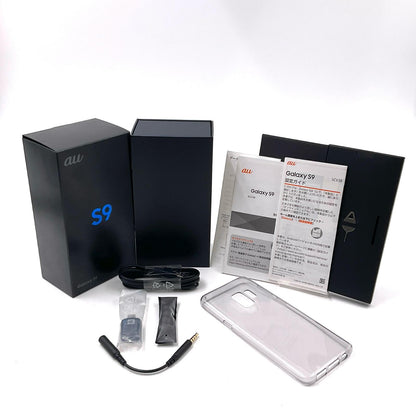 【全額返金保証】【最速発送】SAMSUNG Galaxy S9 64GB ミッドナイトブラック au SCV38 白ロム 美品 動作確認済