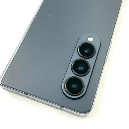 【全額返金保証】【最速発送】SAMSUNG Galaxy Z fold4 256GB グレイグリーン au SIMフリー SCG16 白ロム 美品 動作確認済