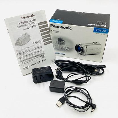 【全額返金保証】【最速発送】Panasonic HC-V360M [ブラック] 動作確認済