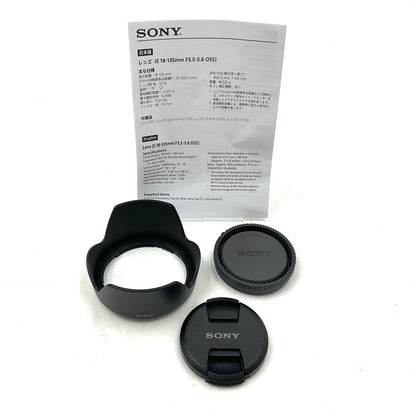 【全額返金保証】【最速発送】Sony E 18-135mm F3.5-5.6 OSS SEL18135 超美品 動作確認済