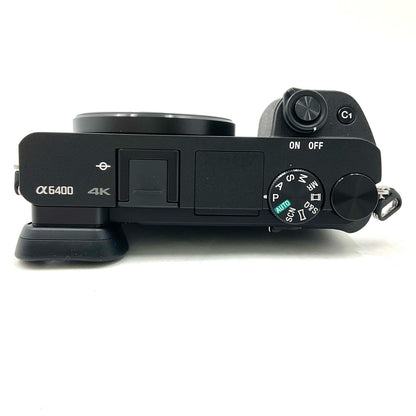 【全額返金保証】【最速発送】Sony デジタル一眼 α6400 ILCE-6400 ボディ ブラック 美品 動作確認済