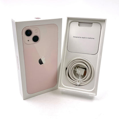 【全額返金保証】【最速発送】Apple iPhone iPhone 13 128GB ピンク au 白ロム 動作確認済 86%