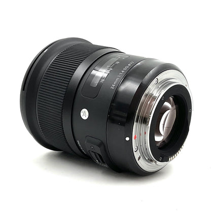 【全額返金保証】【最速発送】SIGMA 24mm F1.4 DG HSM [キヤノン用] 動作確認済
