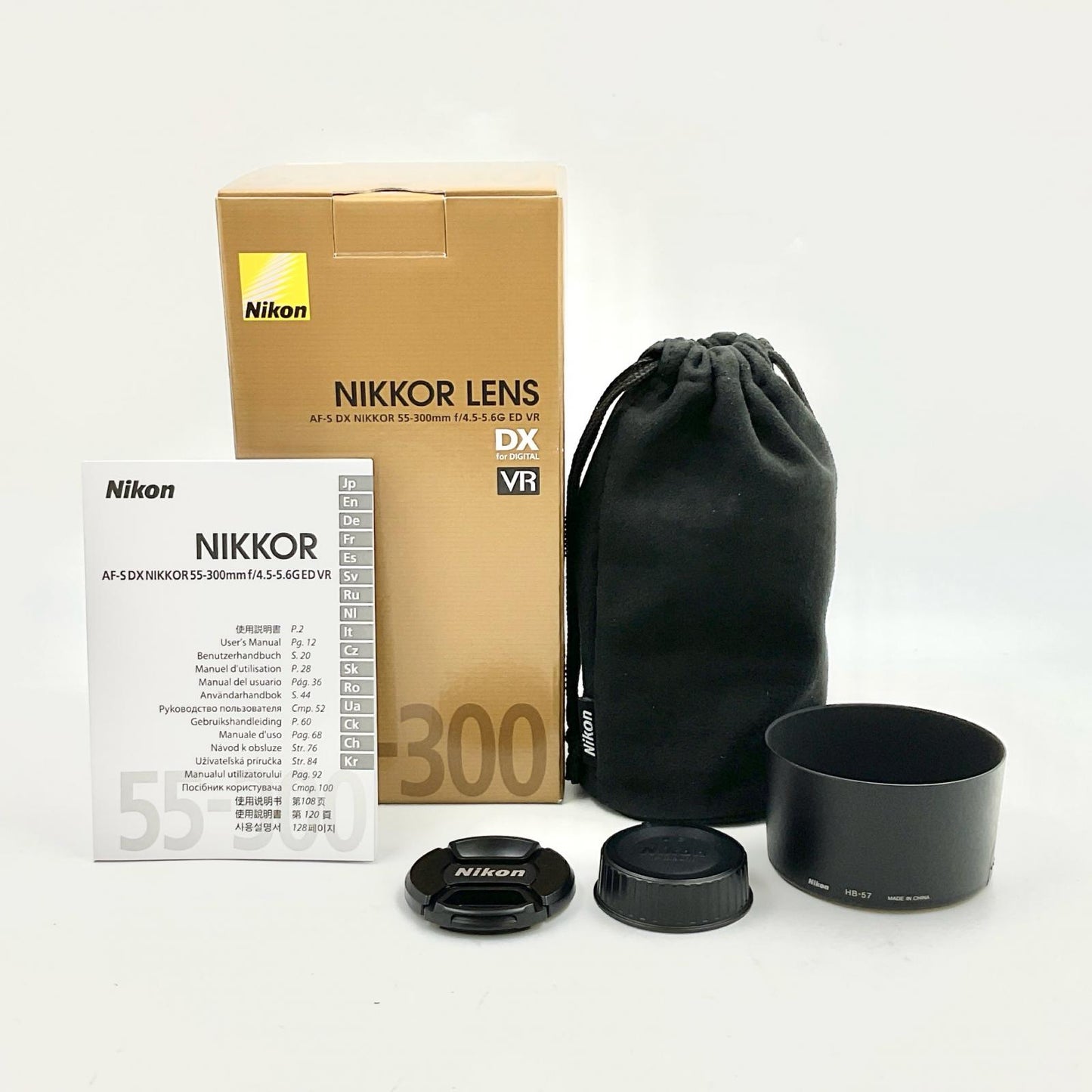 【全額返金保証】【最速発送】Nikon AF-S DX NIKKOR 55-300mm f/4.5-5.6G ED VR 動作確認済