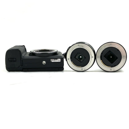 【全額返金保証】【最速発送】Sony デジタル一眼 α6400 ILCE-6400Y ダブルズームレンズキット [ブラック] 超美品 動作確認済