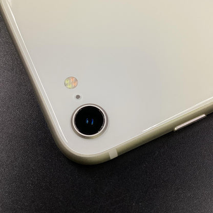 【全額返金保証】【最速発送】Apple iPhone iPhone SE（第3世代） 64GB スターライト Softbank 白ロム 美品 動作確認済 85%