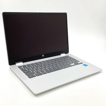 【全額返金保証】【最速発送】HP Chromebook x360 14b-cd0004TU 14インチ Intel(R) N200 (スレッド数 4、3.700GHz) 8GB SSD 128GB 美品 動作確認済