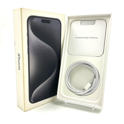 【全額返金保証】【最速発送】Apple iPhone iPhone 15 Pro Max 256GB ブラックチタニウム SIMフリー 白ロム 超美品 動作確認済 100%