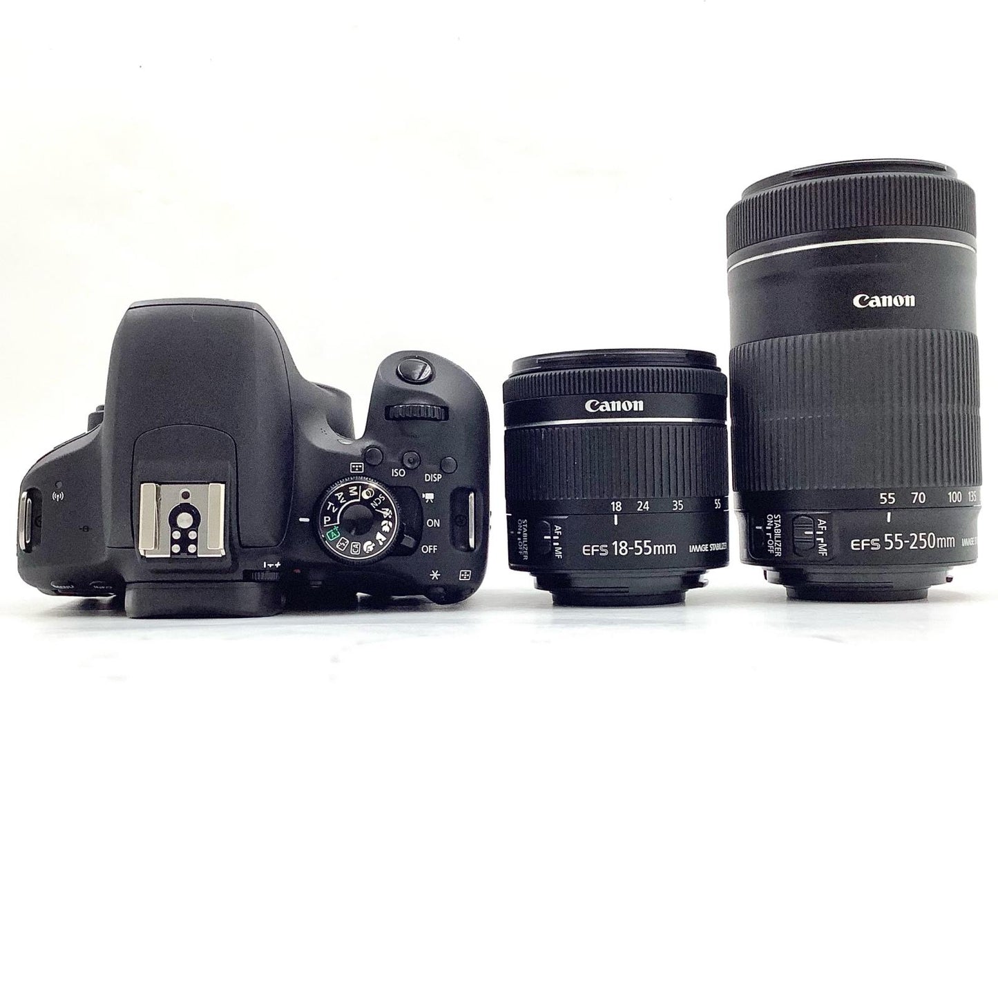 【全額返金保証】【最速発送】Canon デジタル一眼 EOS Kiss X9i ダブルズームキット ブラック 動作確認済