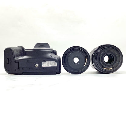 【全額返金保証】【最速発送】Canon デジタル一眼 EOS Kiss X9i ダブルズームキット ブラック 動作確認済