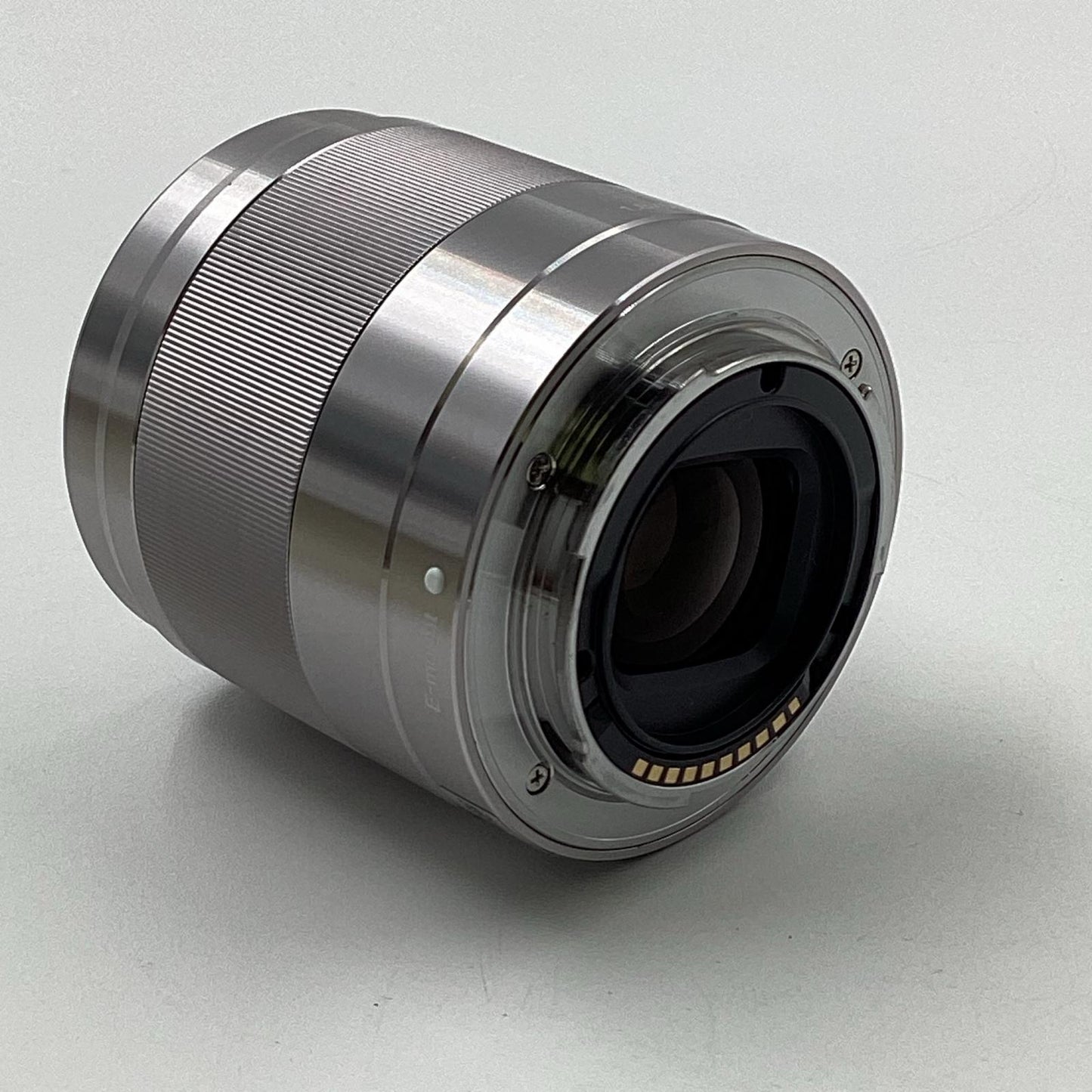 【全額返金保証】【最速発送】Sony E 50mm F1.8 OSS SEL50F18 シルバー 動作確認済