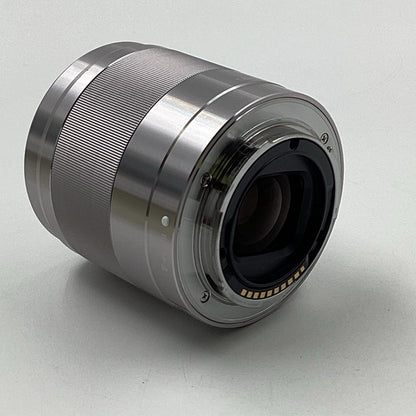 【全額返金保証】【最速発送】Sony E 50mm F1.8 OSS SEL50F18 シルバー 動作確認済