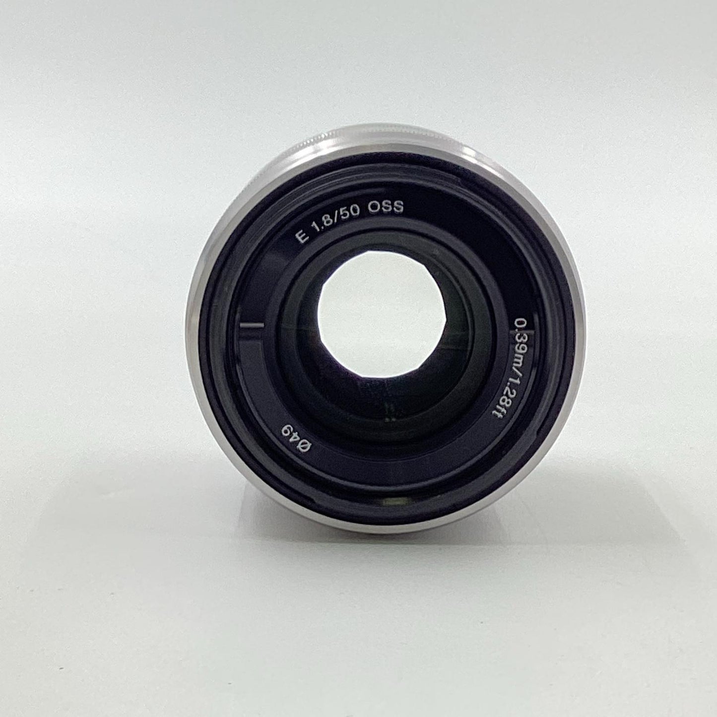 【全額返金保証】【最速発送】Sony E 50mm F1.8 OSS SEL50F18 シルバー 動作確認済