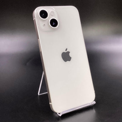 【全額返金保証】【最速発送】Apple iPhone iPhone 14 128GB スターライト au SIMフリー 白ロム 超美品 動作確認済 100%