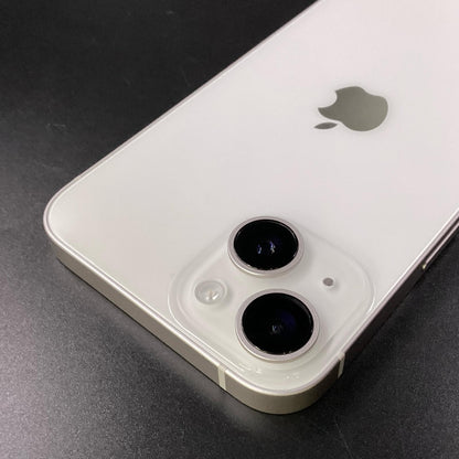 【全額返金保証】【最速発送】Apple iPhone iPhone 14 128GB スターライト au SIMフリー 白ロム 超美品 動作確認済 100%