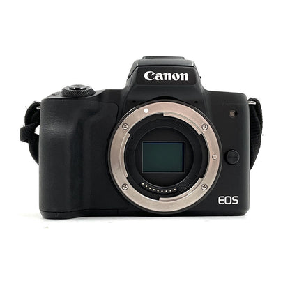 【全額返金保証】【最速発送】Canon デジタル一眼 EOS Kiss M ダブルズームキット ブラック 動作確認済