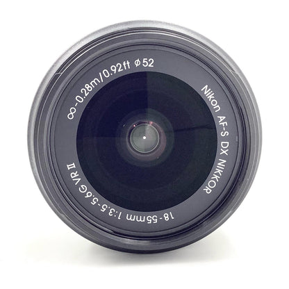 【全額返金保証】【最速発送】Nikon AF-S DX NIKKOR 18-55mm f/3.5-5.6G VR II 美品 動作確認済