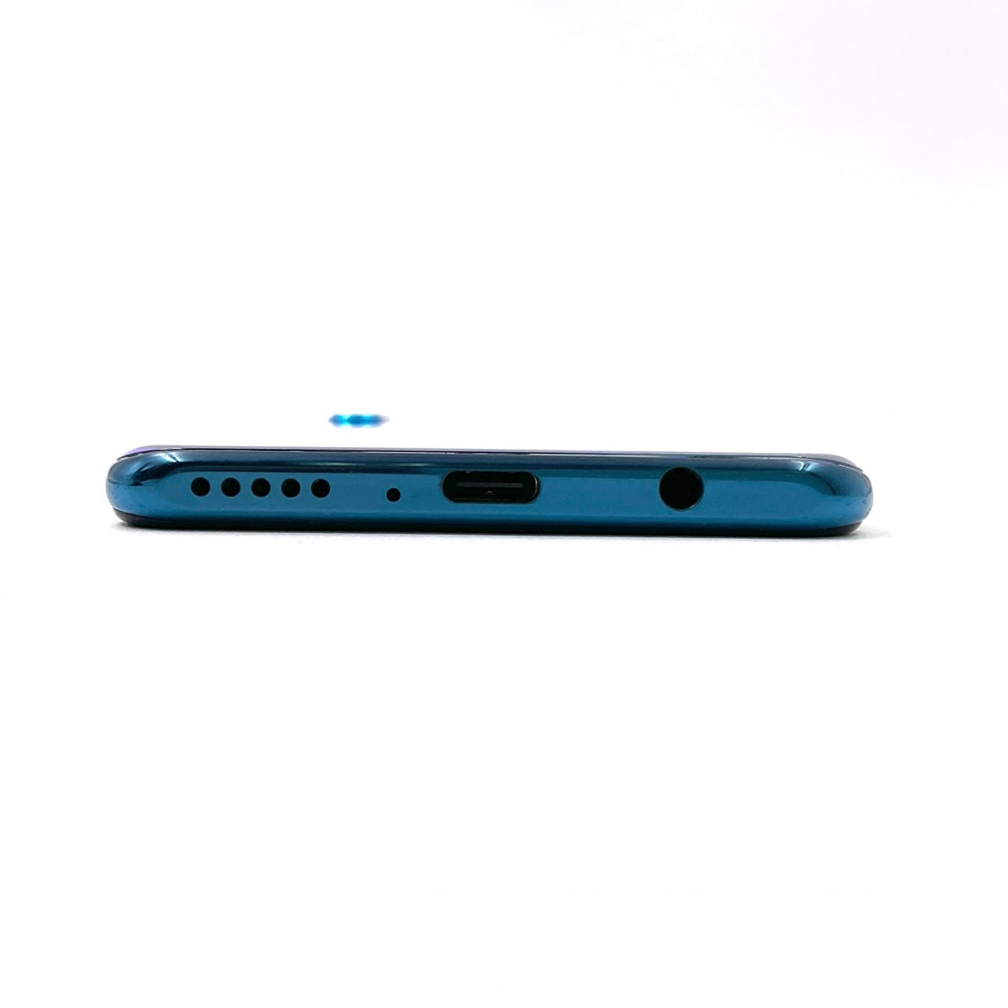 【最速発送】Huawei P 30 lite 64GB ピーコックブルー Softbank SIMフリー MAR-LX2J 白ロム【難有】