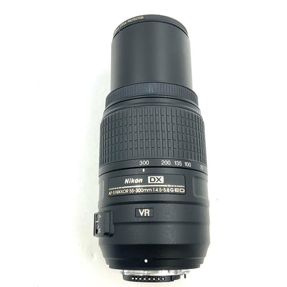 【全額返金保証】【最速発送】Nikon AF-S DX NIKKOR 55-300mm f/4.5-5.6G ED VR 美品 動作確認済