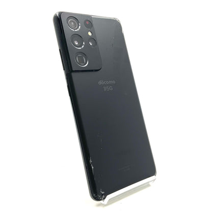 【最速発送】SAMSUNG Galaxy S21 Ultra 5G 256GB ファントムブラック docomo SC-52B 白ロム【難有】