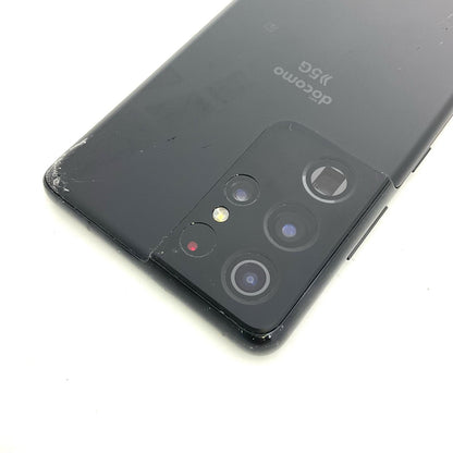 【最速発送】SAMSUNG Galaxy S21 Ultra 5G 256GB ファントムブラック docomo SC-52B 白ロム【難有】