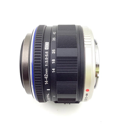 【全額返金保証】【最速発送】OLYMPUS M.ZUIKO DIGITAL ED 14-42mm F3.5-5.6 美品 動作確認済