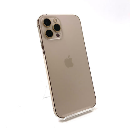 【全額返金保証】【最速発送】Apple iPhone iPhone 12 Pro Max 256GB ゴールド au 白ロム 動作確認済 86%