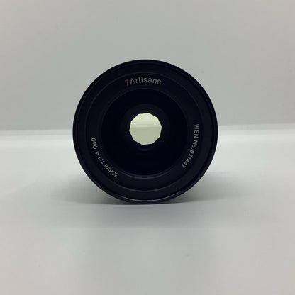 【全額返金保証】【最速発送】7Artisans 35ｍｍ F1.4 ブラック 超美品 動作確認済