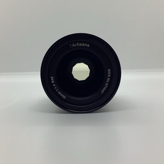 【全額返金保証】【最速発送】7Artisans 35ｍｍ F1.4 ブラック 超美品 動作確認済