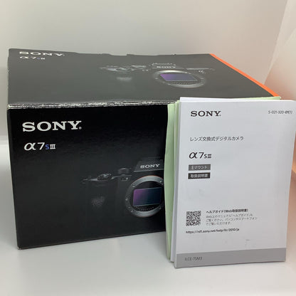 【全額返金保証】【最速発送】Sony デジタル一眼 α7SIII ILCL-7SM3 ボディ 動作確認済