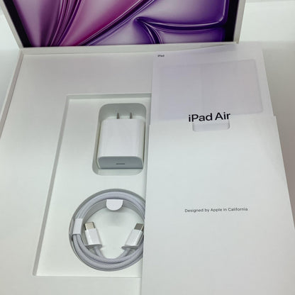 【全額返金保証】【最速発送】Apple iPad Air M2 13インチ 256GB パープル Wi-Fi 超美品 動作確認済