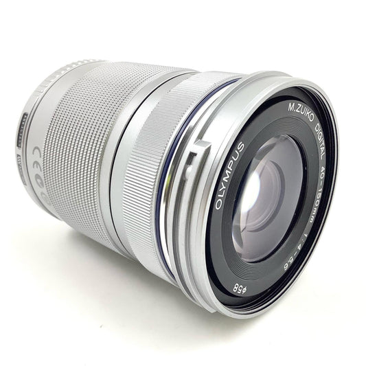 【全額返金保証】【最速発送】OLYMPUS M.ZUIKO DIGITAL ED 40-150mm F4.0-5.6 R [シルバー] 動作確認済
