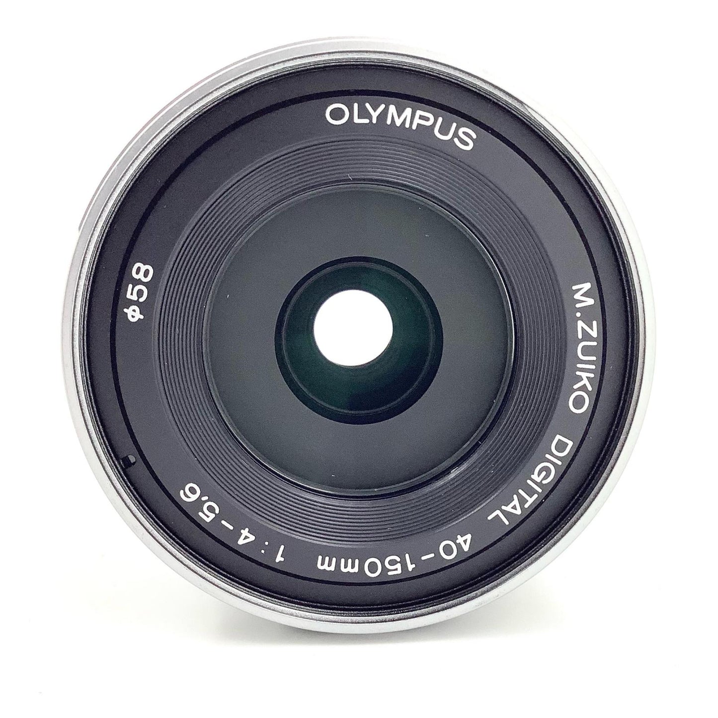 【全額返金保証】【最速発送】OLYMPUS M.ZUIKO DIGITAL ED 40-150mm F4.0-5.6 R [シルバー] 動作確認済