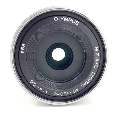 【全額返金保証】【最速発送】OLYMPUS M.ZUIKO DIGITAL ED 40-150mm F4.0-5.6 R [シルバー] 動作確認済