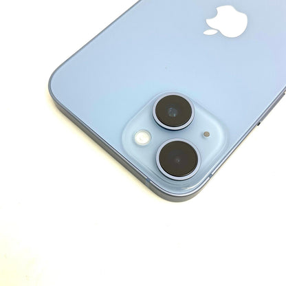 【全額返金保証】【最速発送】Apple iPhone iPhone 14 256GB ブルー 楽天モバイル SIMフリー 白ロム 動作確認済 80%