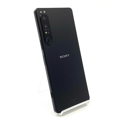 【全額返金保証】【最速発送】Sony Xperia 1 IV 256GB ブラック au SIMフリー SOG06 白ロム 動作確認済