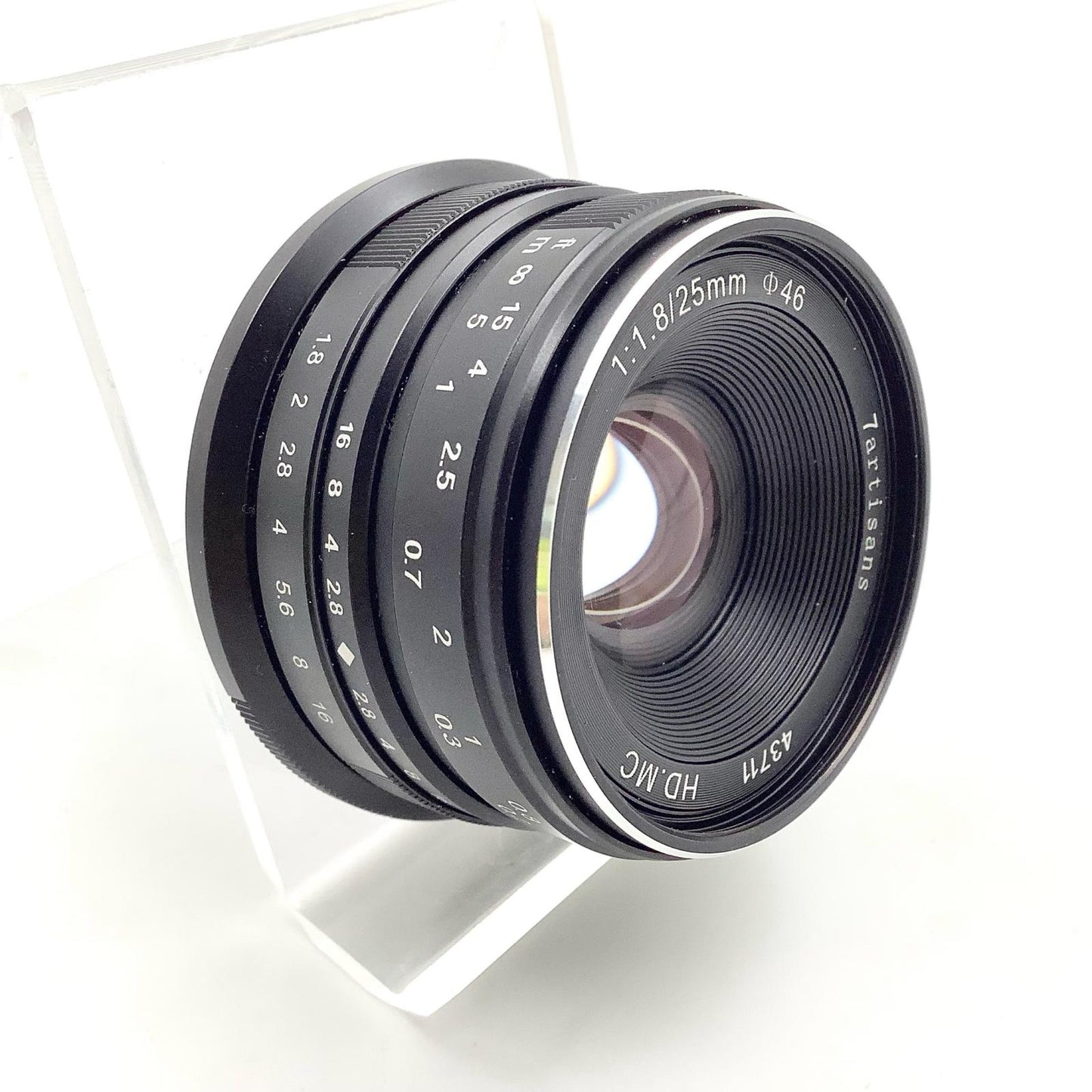 【全額返金保証】【最速発送】七工匠 7artisans 25mm f1.8 [マイクロフォーサーズ用] 動作確認済