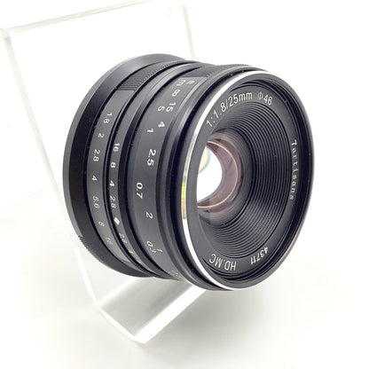 【全額返金保証】【最速発送】七工匠 7artisans 25mm f1.8 [マイクロフォーサーズ用] 動作確認済
