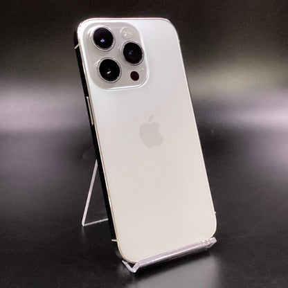 【全額返金保証】【最速発送】Apple iPhone iPhone 14 Pro 256GB シルバー Softbank 動作確認済 83%
