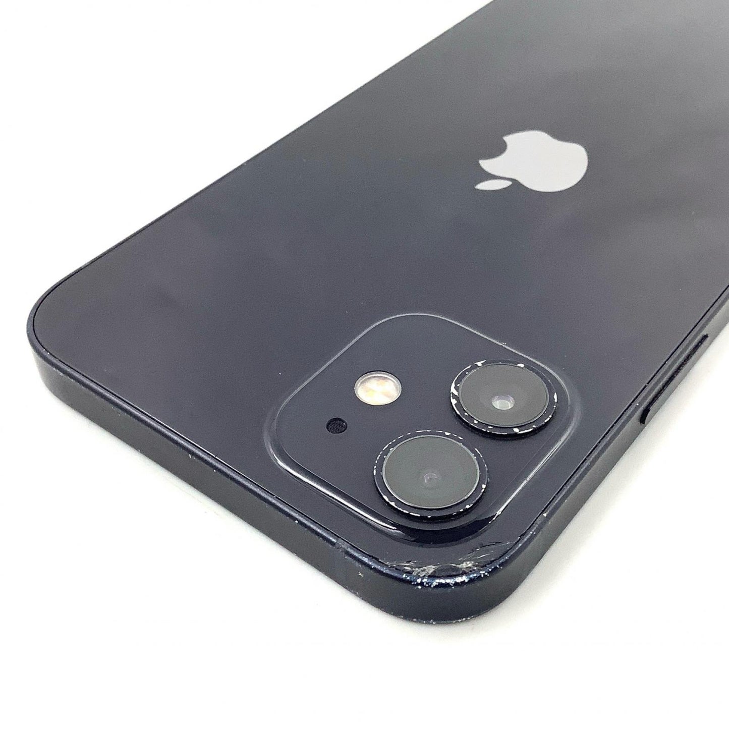 【最速発送】Apple iPhone iPhone 12 128GB ブラック au 白ロム【難有】 77%