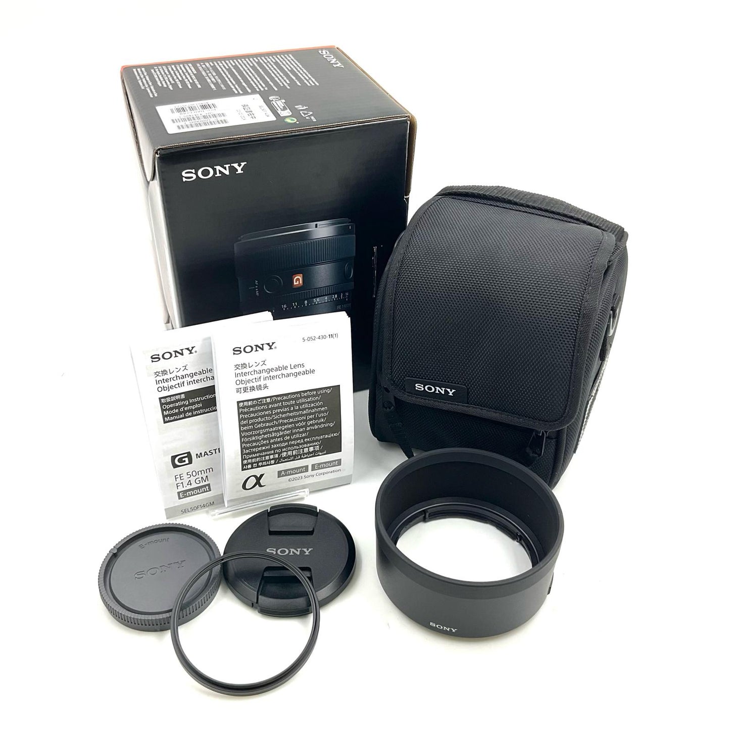 【全額返金保証】【最速発送】Sony FE 50mm F1.4 GM SEL50F14GM 美品 動作確認済
