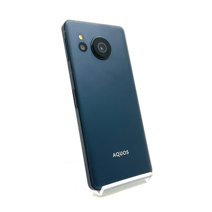 【全額返金保証】【最速発送】SHARP AQUOS sense8 128GB コバルトブラック SH-M26 白ロム 動作確認済