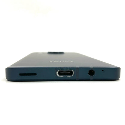 【全額返金保証】【最速発送】SHARP AQUOS sense8 128GB コバルトブラック SH-M26 白ロム 動作確認済