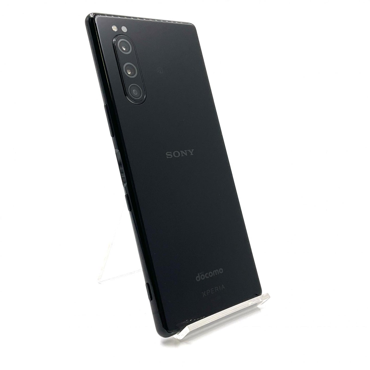 【全額返金保証】【最速発送】Sony Xperia 5 64GB ブラック docomo SO-01M 白ロム 動作確認済