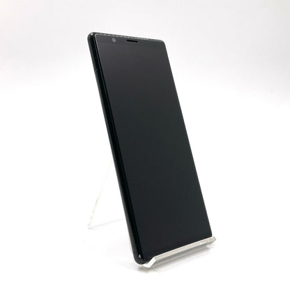 【全額返金保証】【最速発送】Sony Xperia 5 64GB ブラック docomo SO-01M 白ロム 動作確認済